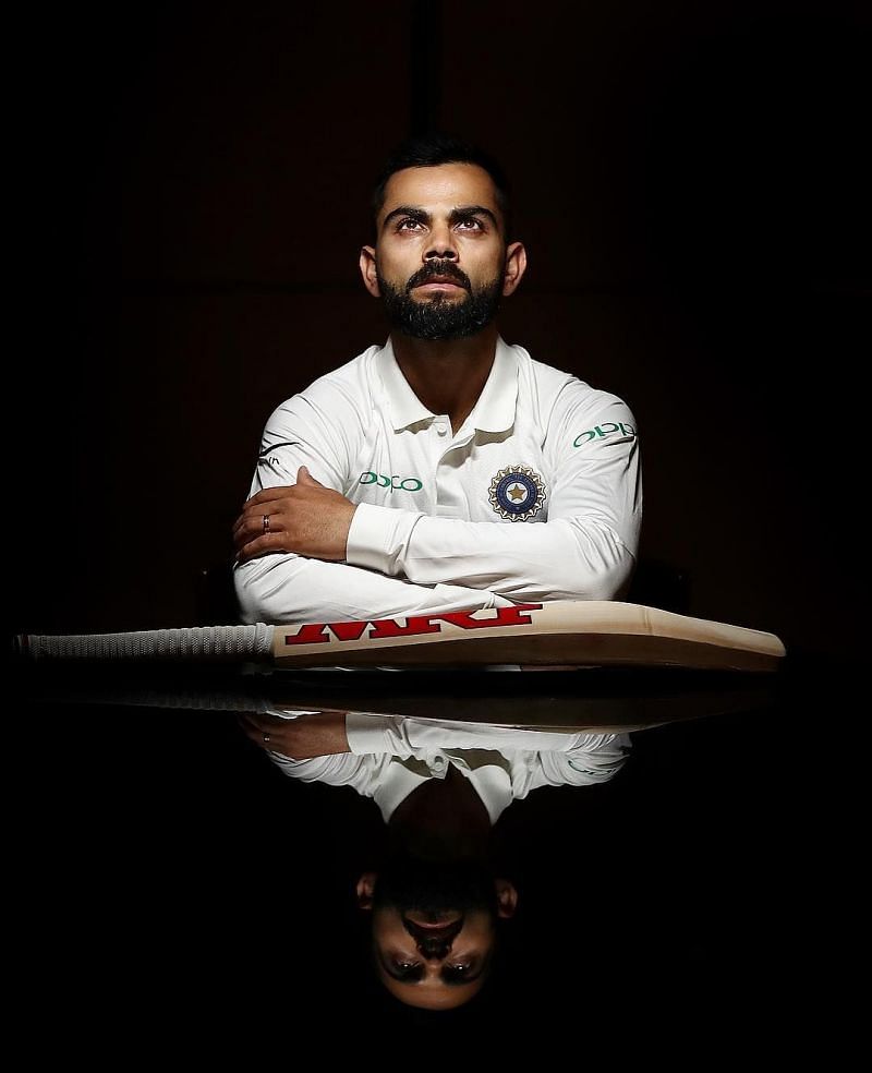Virat Kohli getting ready to bat